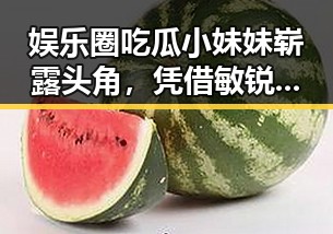 娱乐圈吃瓜小妹妹崭露头角,凭借敏锐洞察力引发热议